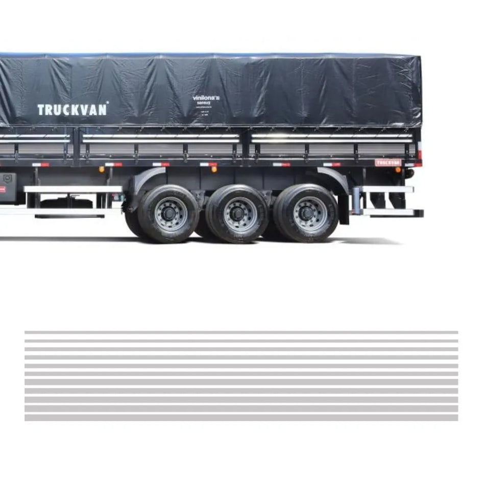 Faixa Adesivo Carreta Scania 112 - 27 Peças Originais