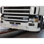 Spoiler Scania Série 4 Plástico Branco Kit Completo