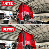 Continuação do Defletor De Ar Para Cegonheiro Volvo New FH - Rodoplast