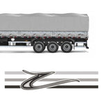 Faixa Adesiva Volvo Globetrotter 2000 Kit 27 Peças