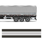 Faixa Adesivo Carreta Volvo Intercooler 27 Peças Azul/Preto
