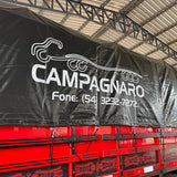 Lona de Vinil para caminhão Com Bojo 16,70 x 5,10 Metros (Impermeável)
