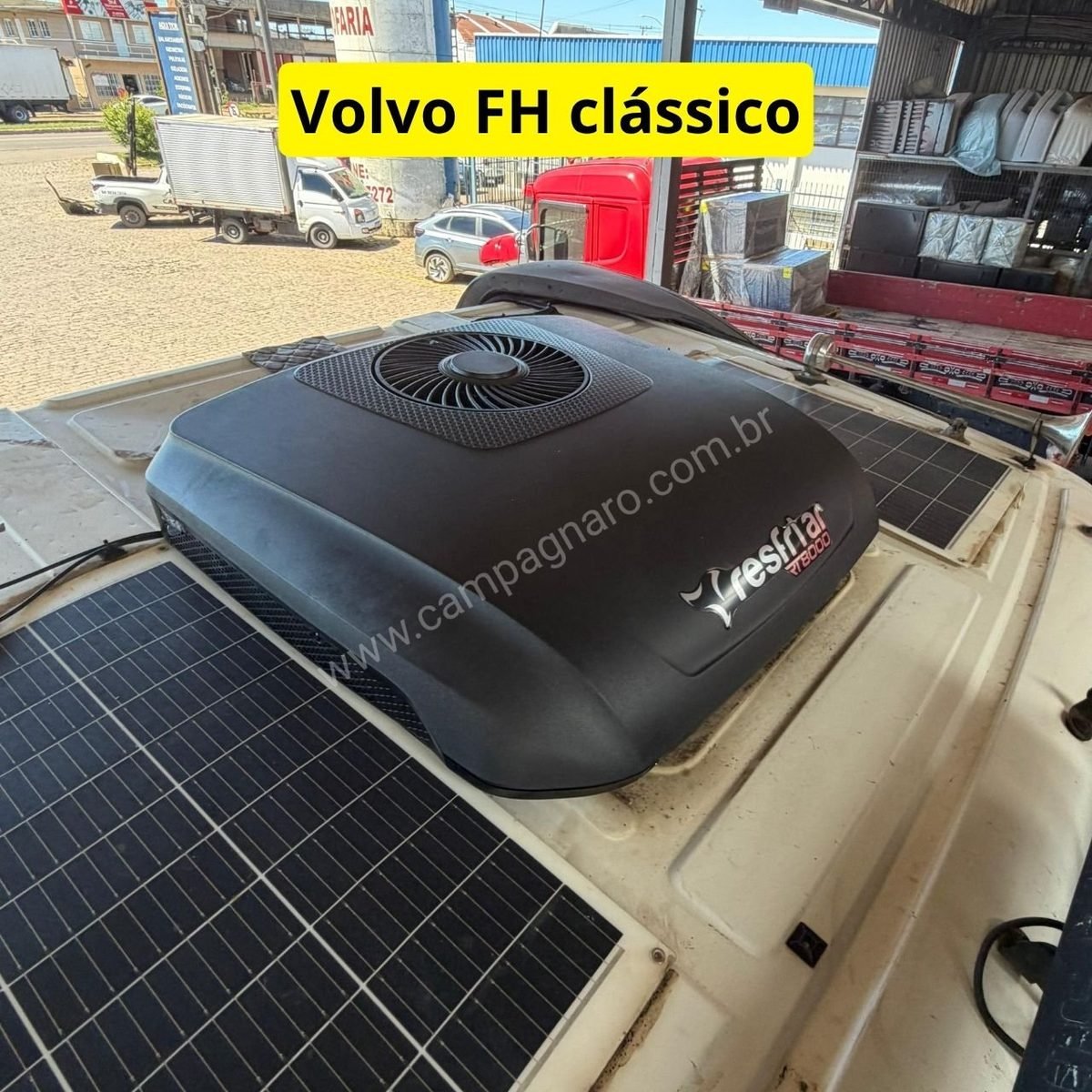 Ar-Condicionado De Teto para Caminhão 12Volts RT8000 - 1.900w 6.500BTUS